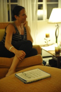 Image of writer in writers group