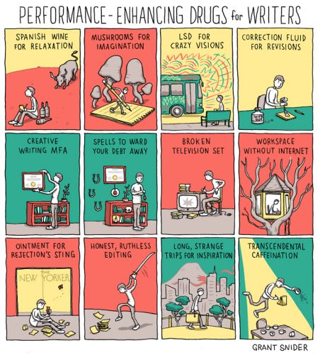 Performance Enhancing Drugs for Writers - Comic