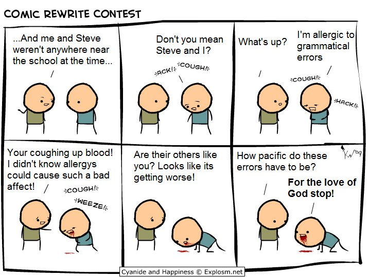 Allergic to Grammatical Errors