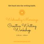 Creative Writing Workshop Wednesdays
