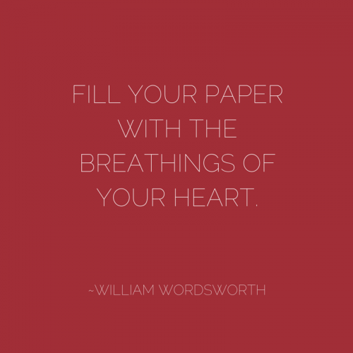Inspiration for Writers – Wordsworth