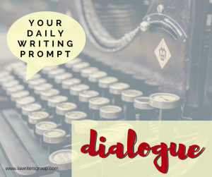 Dialogue Writing Prompts
