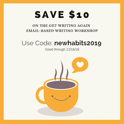 SAVE $10 ON GET WRITING AGAIN (1)